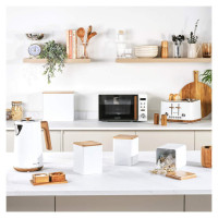 Salter BW12898WEU7 Toronto 3-Piece Canister Set White