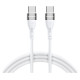 Wozinsky WSTCC2 USB-C / USB-C PD 65W cable 2 m - white