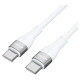 Wozinsky WSTCC2 USB-C / USB-C PD 65W cable 2 m - white