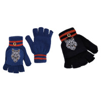 Yoclub Cimdiņi 5P ar "kapucīti" MITTENS R-126 navy blue (14)