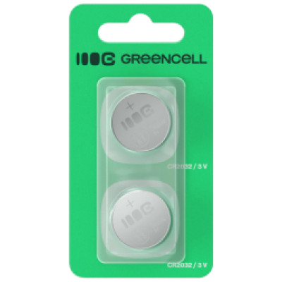 Green Cell Baterijas Green Cell 2x Lithium CR2032 3V 220mAh