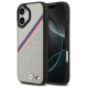 BMW M Tricolor Metal Logo MagSafe Case for iPhone 17 - Gray