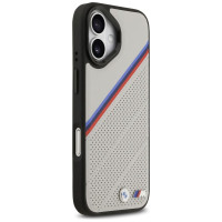BMW M Tricolor Metal Logo MagSafe Case for iPhone 17 - Gray