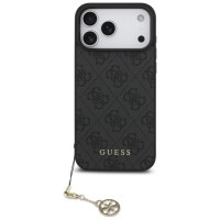 Guess 4G Charms Collection MagSafe case for iPhone 17 Pro Max - black
