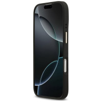 Guess Peony Hot Stamp MagSafe Case for iPhone 17 - Black