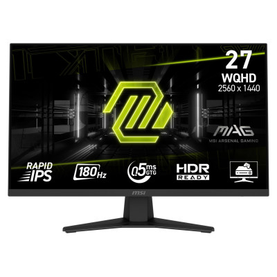 MSI LCD Monitor|MSI|MAG 274QF|27"|Gaming|Matte|Panel IPS|2560x1440|16:9|180Hz|0.5 ms|Colour Black|MAG274QF
