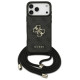 Guess 4G Big Logo Cord Stap Crossbody Case for iPhone 17 Pro Max - Black