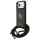 Guess 4G Big Logo Cord Stap Crossbody Case for iPhone 17 Pro Max - Black