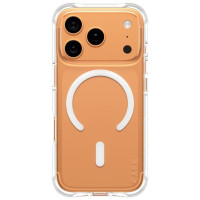 Panzerglass CARE by PanzerGlass Fashionable Samba Case w. White MagSafe for iPhone 17 Pro - Transparent