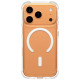 Panzerglass CARE by PanzerGlass Fashionable Samba Case w. White MagSafe for iPhone 17 Pro - Transparent