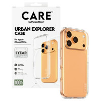 Panzerglass CARE by PanzerGlass Flagship Urban Explorer Case w. Clear Frame for iPhone 17 Pro - Transparent