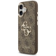 Guess 4G Big 4G Classic Logo Case for iPhone 17 - Brown and Gold