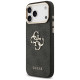 Guess 4G Big 4G Classic Logo Case for iPhone 17 Pro Max - Black and Gold