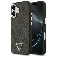 Guess 4G Triangle Logo MagSafe Case for iPhone 17 - Black and Gold