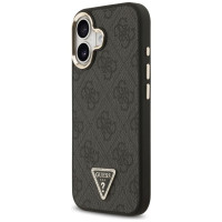 Guess 4G Triangle Logo MagSafe Case for iPhone 17 - Black and Gold
