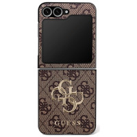Guess Big 4G Logo Classic Logo Case for Samsung Galaxy Z Flip 7 - Brown