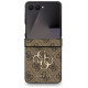 Guess Big 4G Logo Classic Logo Case for Samsung Galaxy Z Flip 7 - Brown