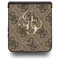 Guess Big 4G Logo Classic Logo Case for Samsung Galaxy Z Flip 7 - Brown