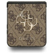 Guess Big 4G Logo Classic Logo Case for Samsung Galaxy Z Flip 7 - Brown