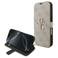 Guess Book 4G Metal Logo Case for iPhone 17 Pro - Pink