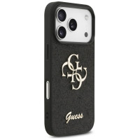 Guess Fixed Glitter Big 4G case for iPhone 17 Pro - black