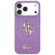 Guess Fixed Glitter Big 4G case for iPhone 17 Pro Max - purple