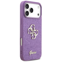 Guess Fixed Glitter Big 4G case for iPhone 17 Pro Max - purple