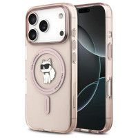 Karl Lagerfeld IML Choupette MagSafe Case for iPhone 17 Pro - Pink