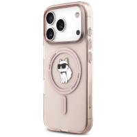 Karl Lagerfeld IML Choupette MagSafe Case for iPhone 17 Pro - Pink