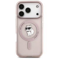Karl Lagerfeld IML Choupette MagSafe Case for iPhone 17 Pro - Pink
