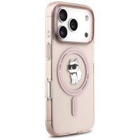 Karl Lagerfeld IML Choupette MagSafe Case for iPhone 17 Pro - Pink