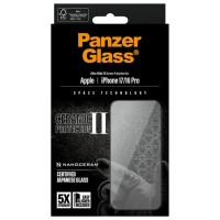 Panzerglass Ceramic II Ultra-Wide Fit EasyAligner Tempered Glass for iPhone 16 / 16 Plus / 17