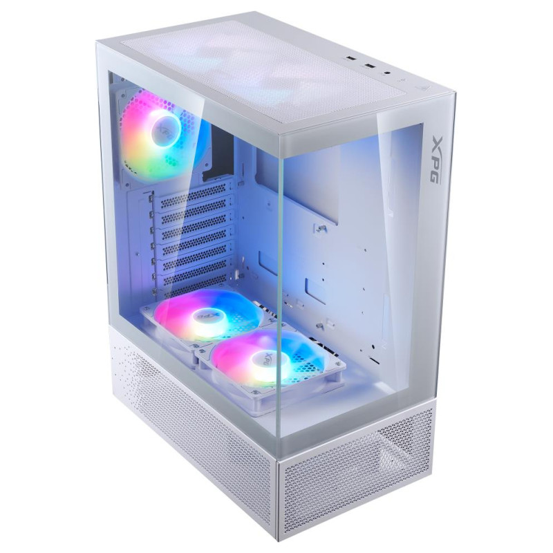 Adata Case|ADATA|INVADER X MINI|MidiTower|Case product features Transparent panel|ATX|MicroATX|MiniITX|Colour White|INVADERXMINIMT-WHCWW