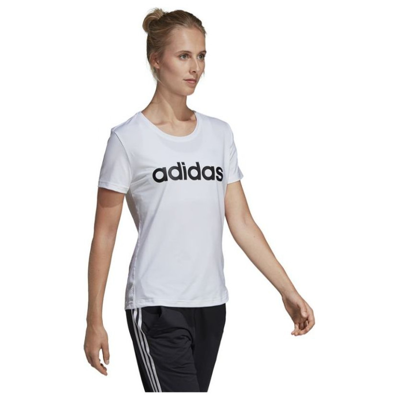 Adidas W D2M Logo Tee W DU2080 (2XS)