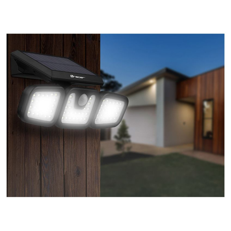 Tracer 47191 Saturn LED solar floodlight with motion sensor