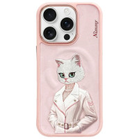 Nimmy Magnetic fashion cute pet MagSafe case for iPhone 16 Pro Max - pink