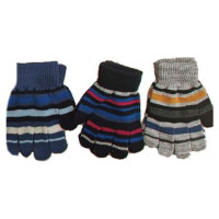 Yoclub Cimdiņi 5P BOY 14 cm RED-0118