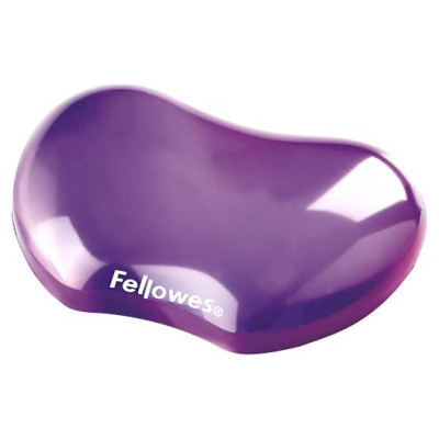 Fellowes MOUSE PAD CRYSTAL GEL/PURPLE 9144104 FELLOWES