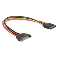 Gembird CABLE POWER EXTENSION SATA/0.3M CC-SATAMF-01 GEMBIRD