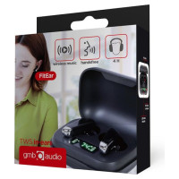 Gembird HEADSET BLUETOOTH IN-EAR/TWS BLACK FITEAR-X300B GEMBIRD