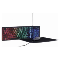Gembird KEYBOARD +MOUSE USB ENG/KBS-UML-01 GEMBIRD