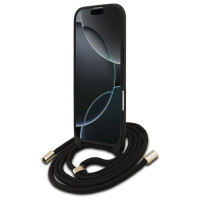 Guess 4G Big Logo Cord Stap Crossbody Case for iPhone 17 Air - Brown