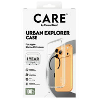 Panzerglass CARE by PanzerGlass Flagship Urban Explorer Case w. Black MagSafe for iPhone 17 Pro Max - Transparent