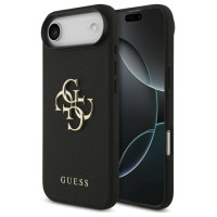 Guess Grained Big 4G & Classic Logo case for iPhone Air - black