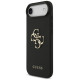 Guess Grained Big 4G & Classic Logo case for iPhone Air - black