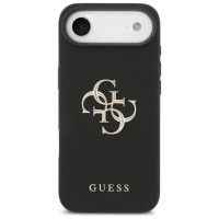 Guess Grained Big 4G & Classic Logo case for iPhone Air - black