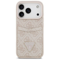 Guess 4G Nauble Card Triangle Case for iPhone 17 Pro - Pink