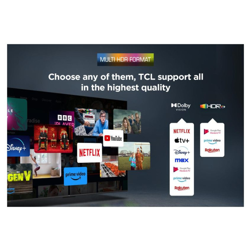 TCL TV Set|TCL|65 "|4K Ultra HD|3840 x 2160 pixels|Flat|16:9|DLED|65V6C