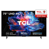TCL TV Set|TCL|75 "|4K Ultra HD|3840 x 2160 pixels|Flat|16:9|DLED|75V6C