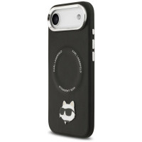 Karl Lagerfeld Choupette Pin MagSafe Case for iPhone Air Black